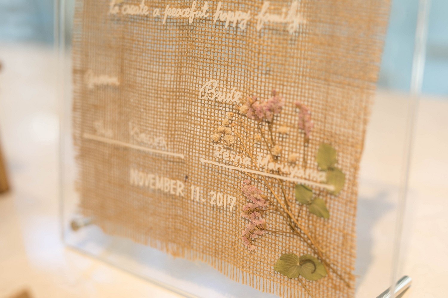 高松市の結婚式場アイルバレクラブの手作りのウエディングアイテム