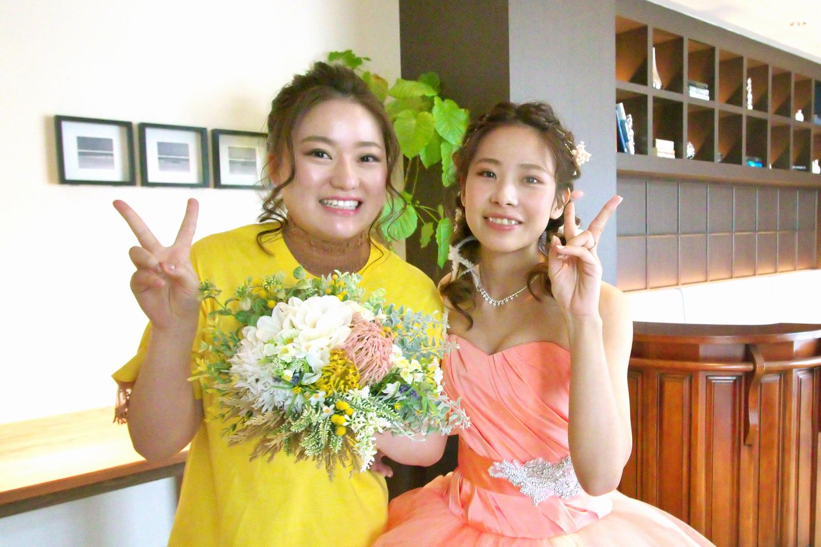 高松市の結婚式場アイルバレクラブのブーケプレゼント