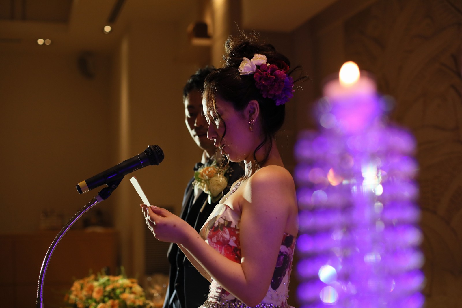 高松市の結婚式場アイルバレクラブの披露宴 新婦様からのお手紙