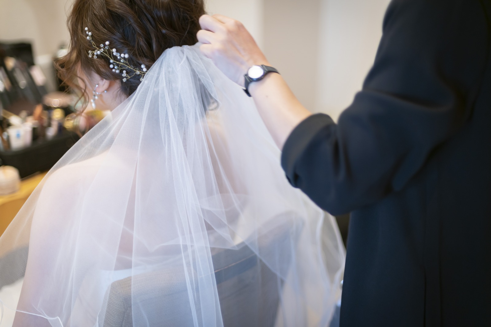 高松市の結婚式場アイルバレクラブの花嫁支度