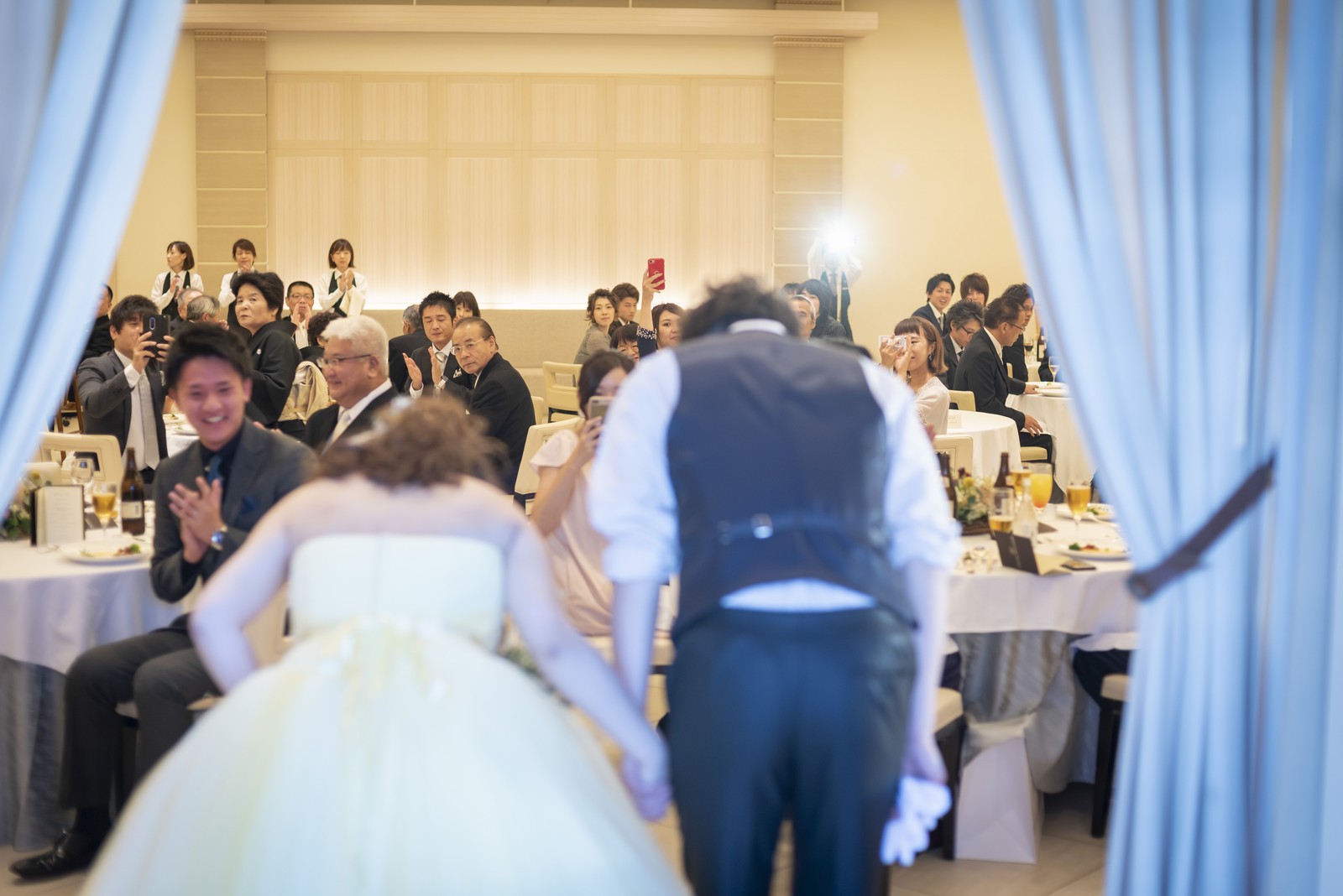 高松市の結婚式場アイルバレクラブの再入場