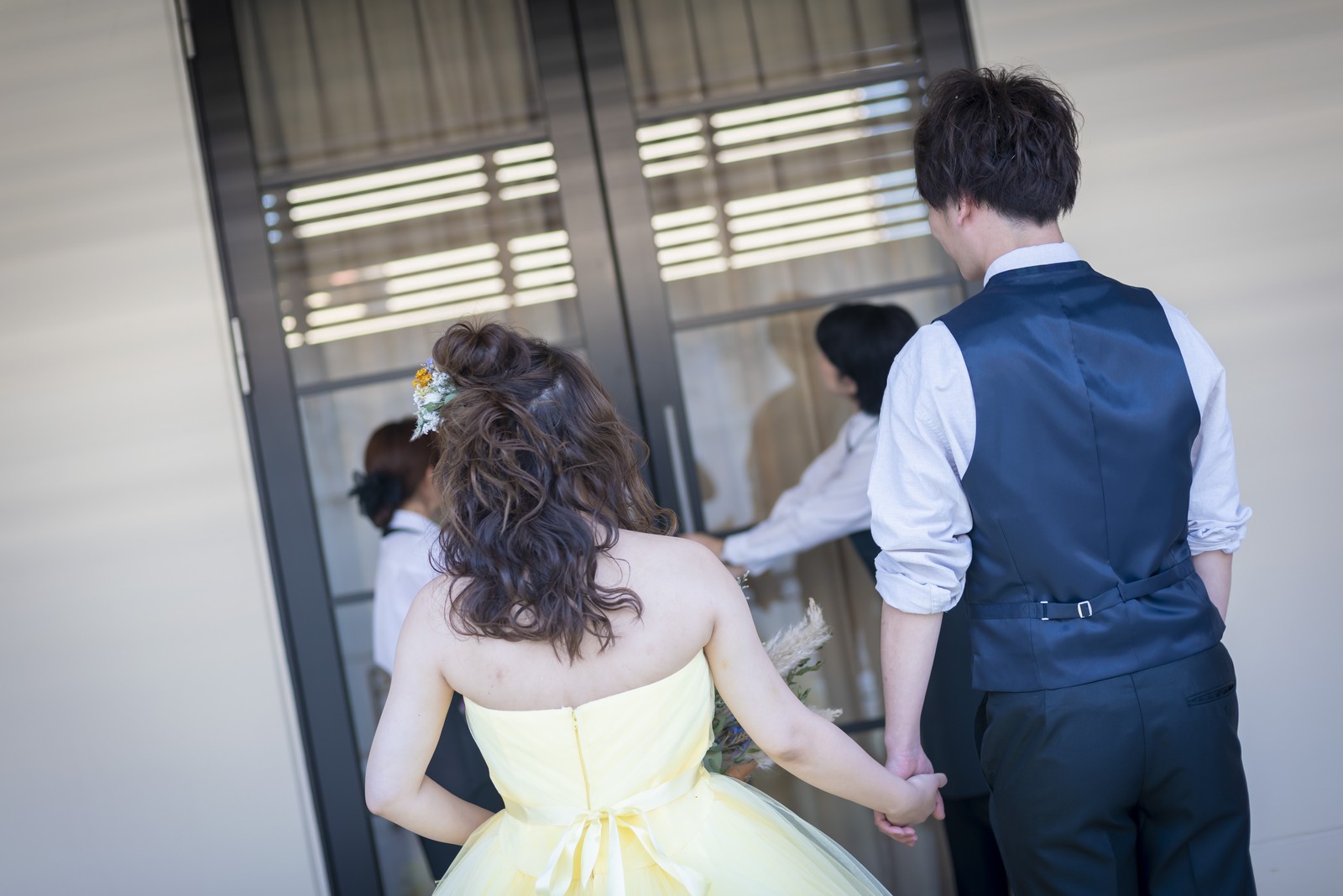 高松市の結婚式場アイルバレクラブの再入場