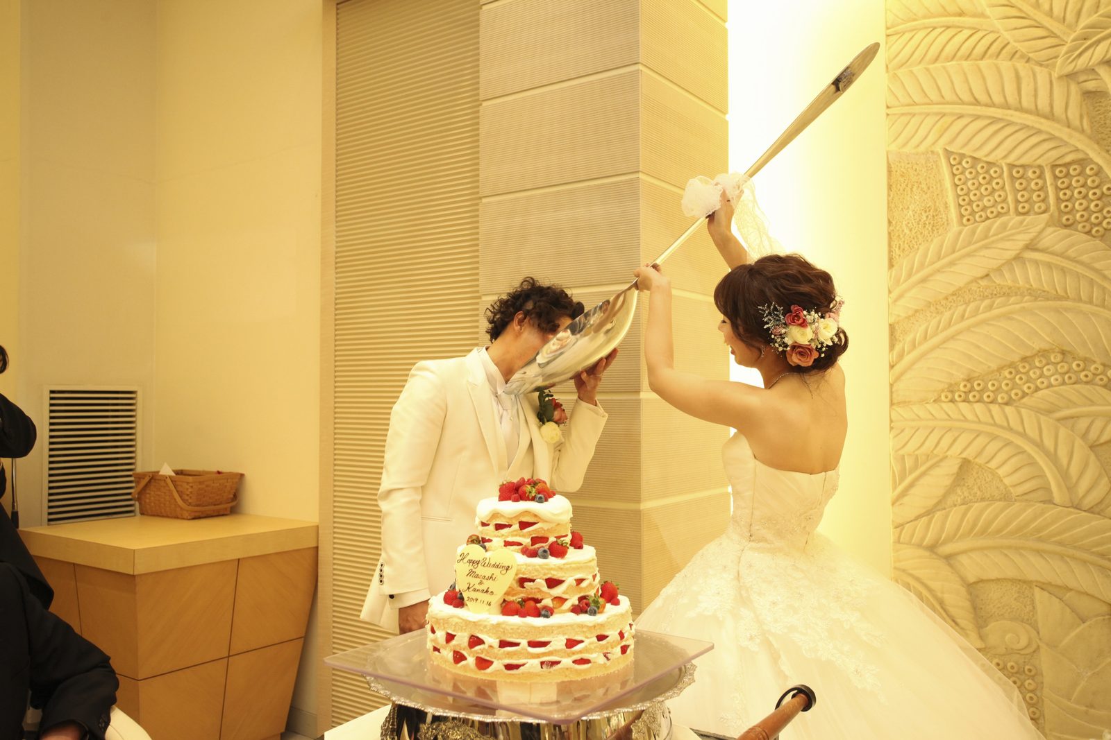 高松市の結婚式場アイルバレクラブ ウエディングケーキ