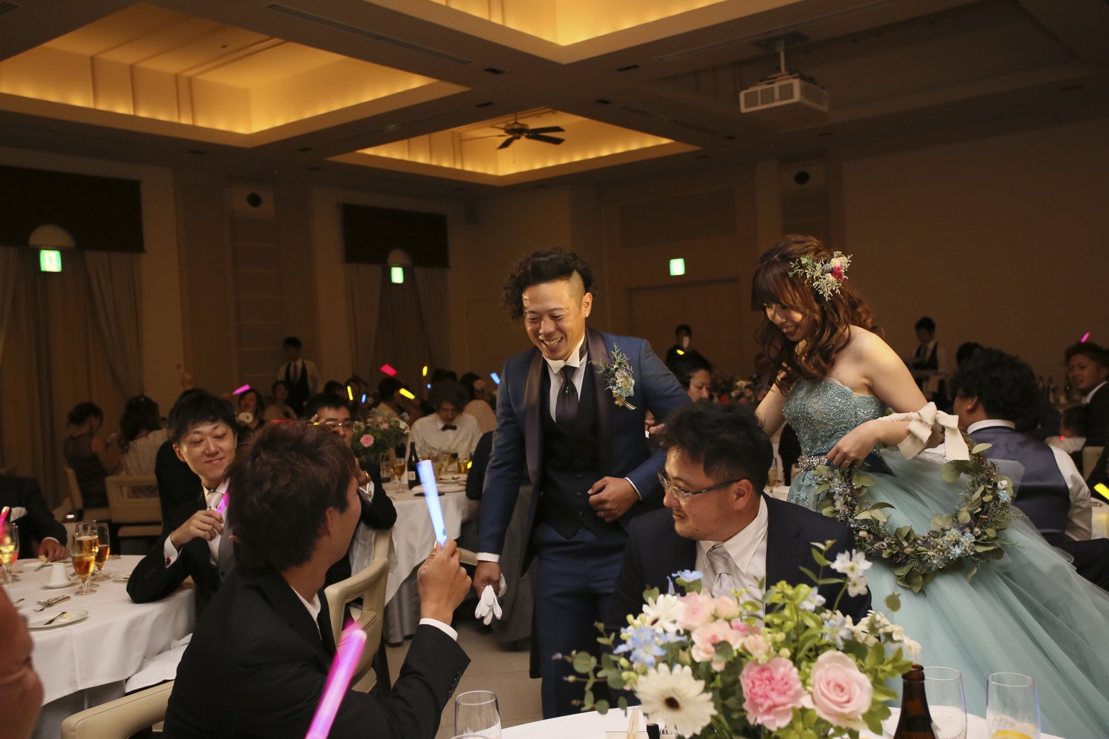 高松市の結婚式場アイルバレクラブ 再入場