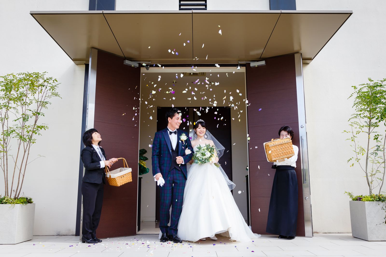 高松市の結婚式場アイルバレクラブ フラワーシャワーセレモニー