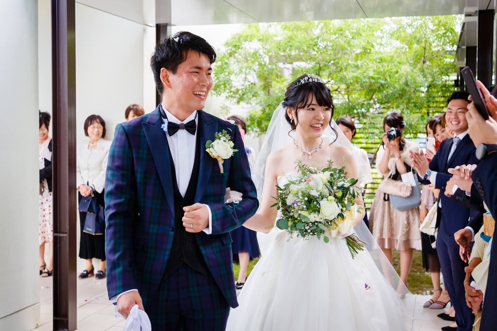 高松市の結婚式場アイルバレクラブ フラワーシャワー