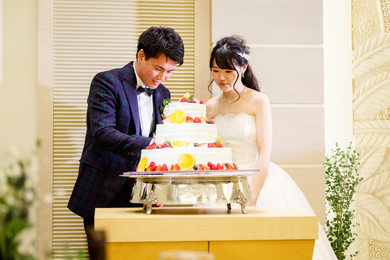 高松市の結婚式場アイルバレクラブ ケーキ